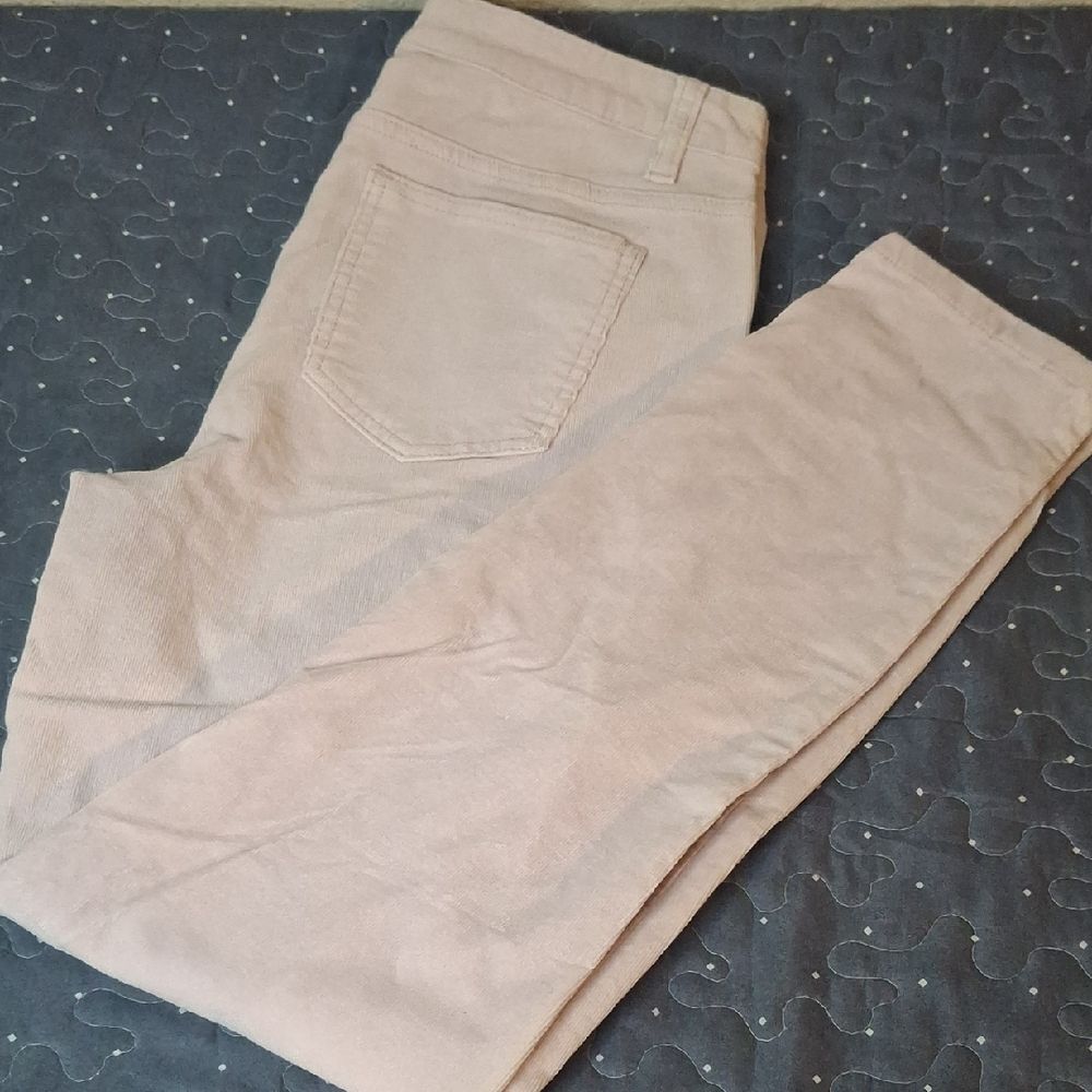 Needle & Cloth Pink Corduroy Skinny Ankle Pants size 10